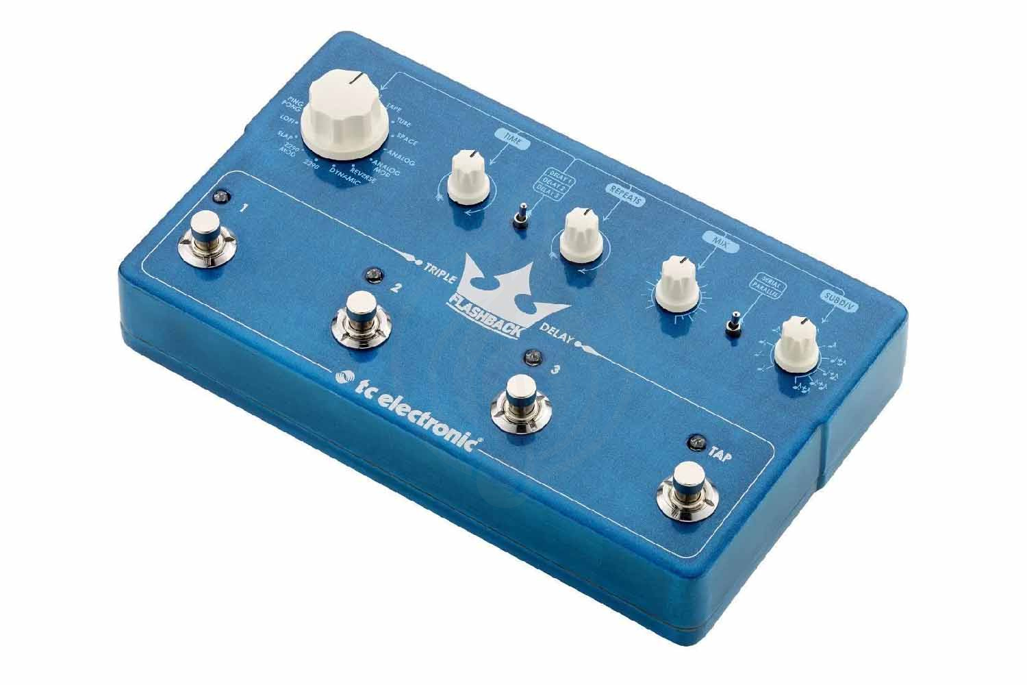 Педаль для электрогитар TC ELECTRONIC FLASHBACK TRIPLE DELAY - Педаль эффектов, TC ELECTRONIC FLASHBACK TRIPLE DELAY в магазине Доминанта мьюзик - фото 4
