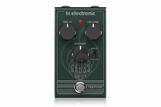 Педаль для электрогитар TC ELECTRONIC GAUSS TAPE ECHO - Педаль эффекта, TC ELECTRONIC GAUSS TAPE ECHO в магазине Доминанта мьюзик - фото 1