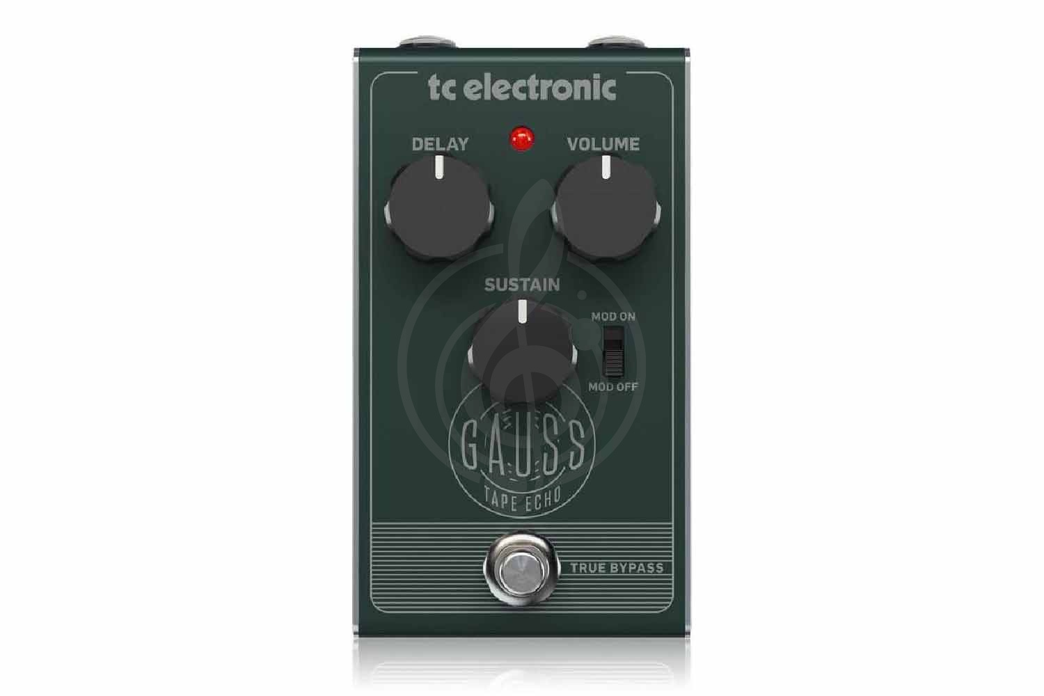 Педаль для электрогитар TC ELECTRONIC GAUSS TAPE ECHO - Педаль эффекта, TC ELECTRONIC GAUSS TAPE ECHO в магазине Доминанта мьюзик - фото 1
