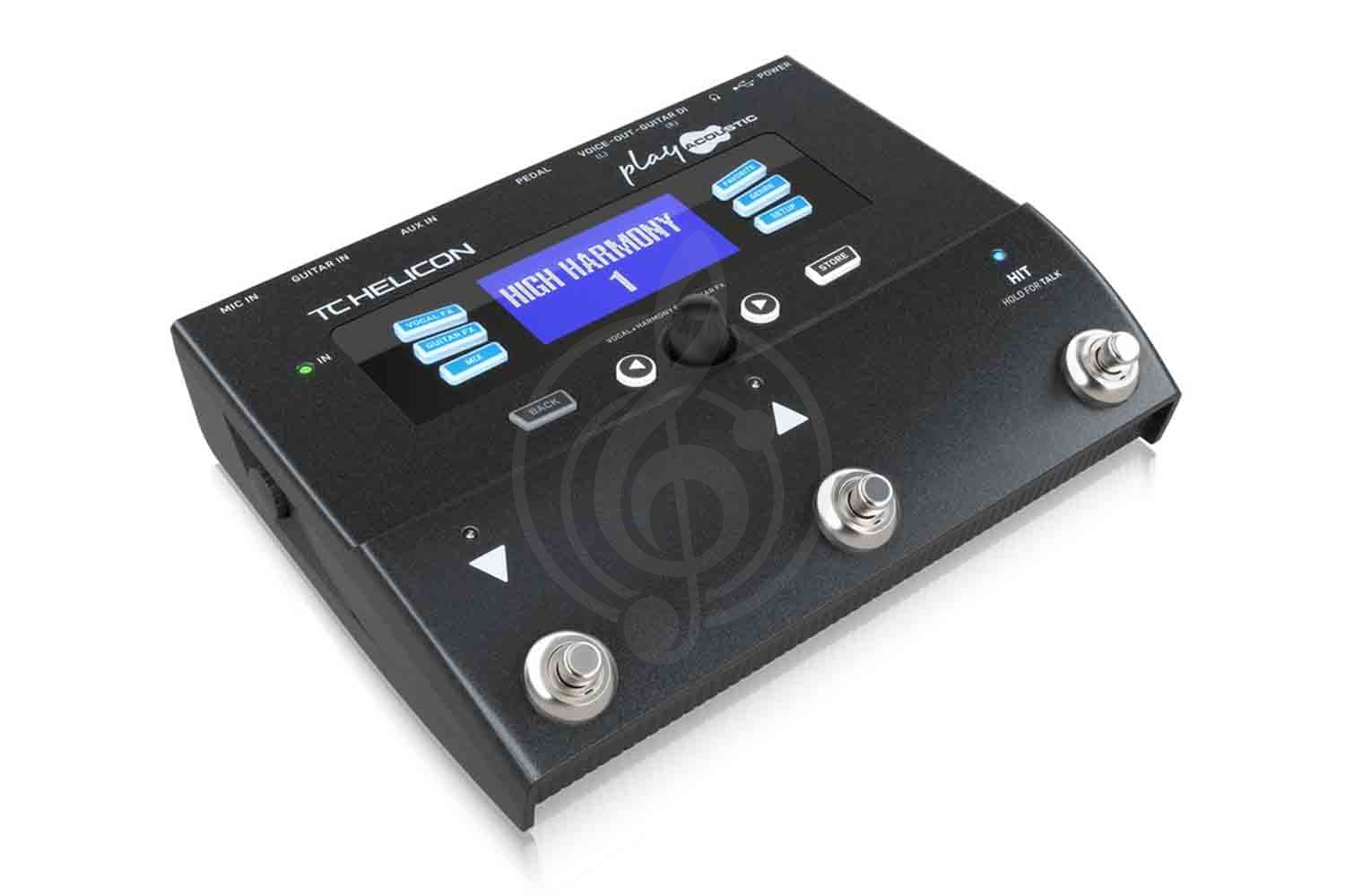 Процессор эффектов TC HELICON PLAY ACOUSTIC - напольный процессор для вокала и акустической гитары,  TC HELICON PLAY ACOUSTIC в магазине DominantaMusic - фото 1
