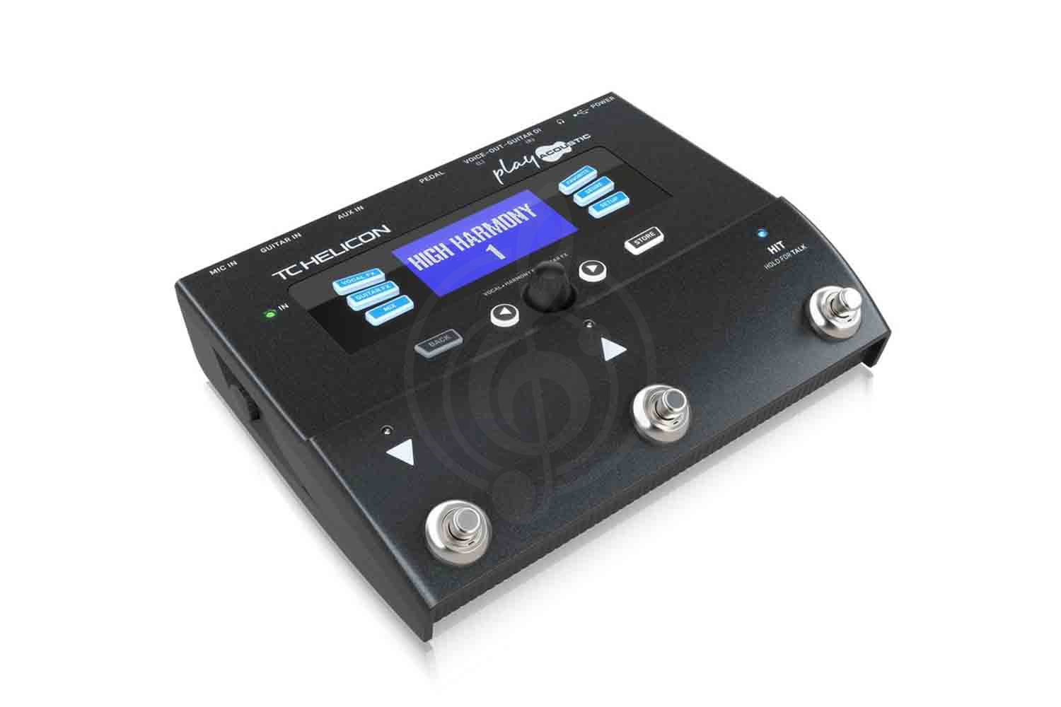 Процессор эффектов TC HELICON PLAY ACOUSTIC - напольный процессор для вокала и акустической гитары,  TC HELICON PLAY ACOUSTIC в магазине DominantaMusic - фото 4