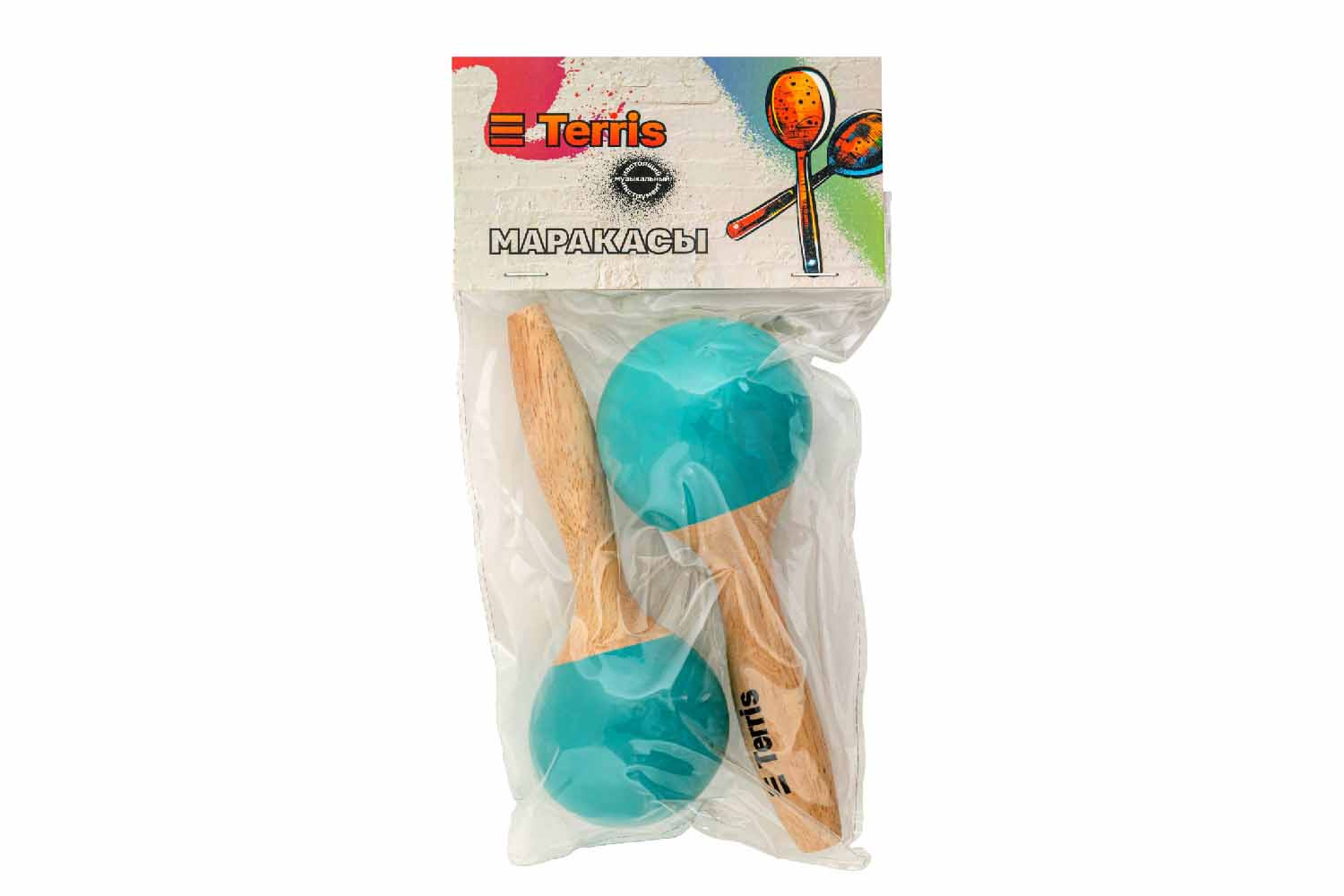 Маракас TERRIS MRS-GG2 lake blue - Маракасы, Terris MRS-GG2 lake blue в магазине Доминанта мьюзик - фото 2