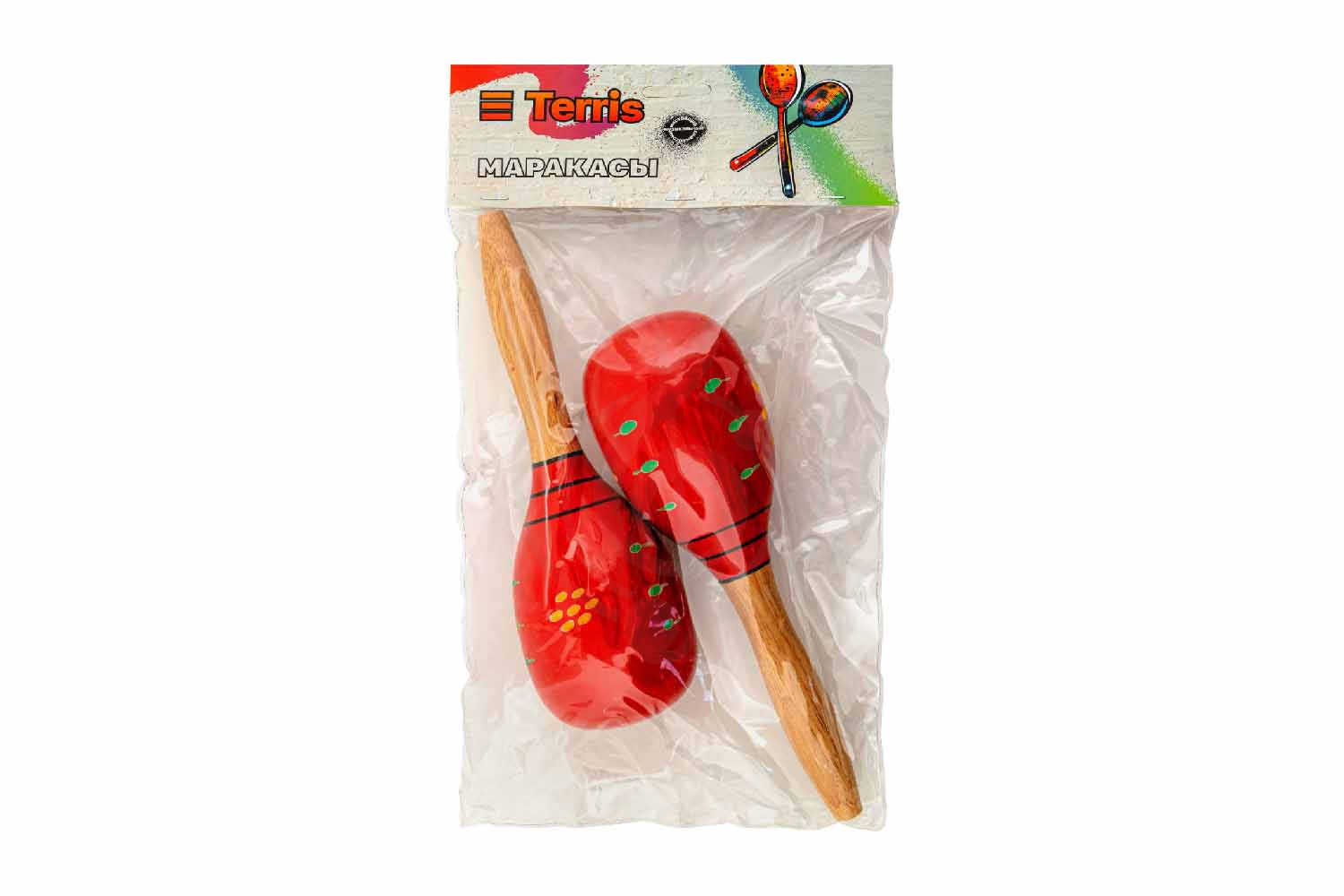 Маракас TERRIS MRS-W20RD - Маракасы, Terris MRS-W20RD в магазине Доминанта мьюзик - фото 2