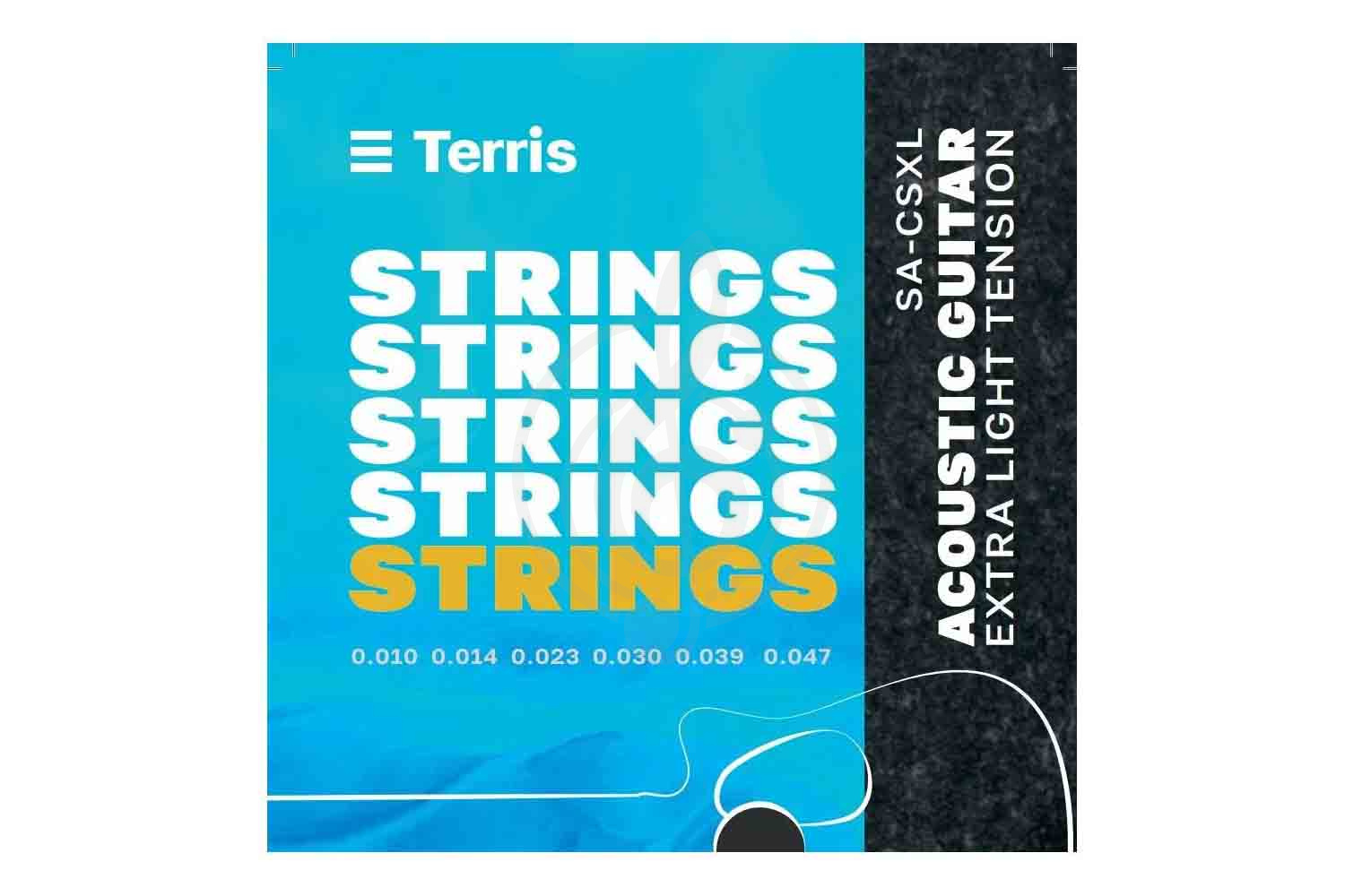 Струны для акустической гитары TERRIS SA-CSXL - Струны для акустической гитары, Terris SA-CSXL в магазине DominantaMusic - фото 1