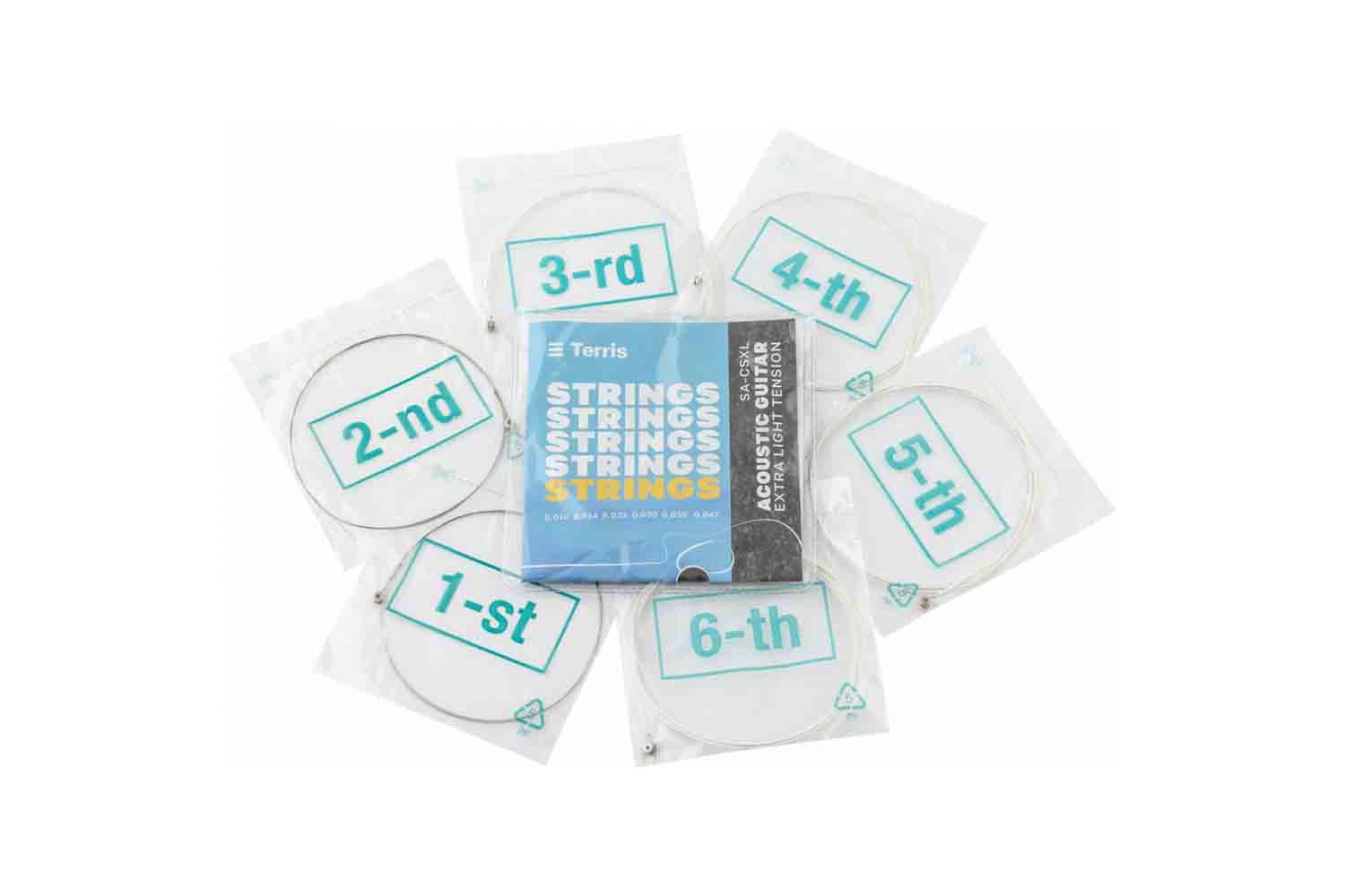 Струны для акустической гитары TERRIS SA-CSXL - Струны для акустической гитары, Terris SA-CSXL в магазине DominantaMusic - фото 2