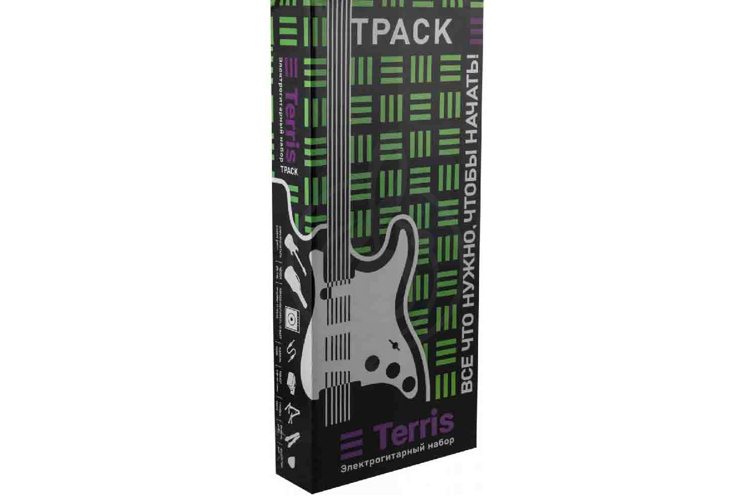 Электрогитара Stratocaster Terris TPACK-TST-040 BK - Комплект электрогитары, Terris TPACK-TST-040 BK в магазине DominantaMusic - фото 3