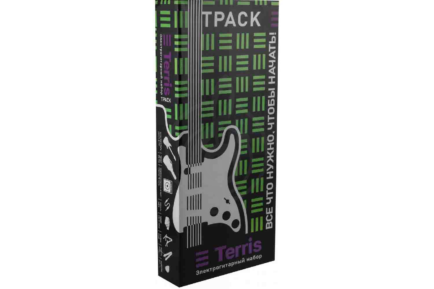 Электрогитара Stratocaster Terris TPACK-TST-045 BK - Комплект электрогитары, Terris TPACK-TST-045 BK в магазине DominantaMusic - фото 3