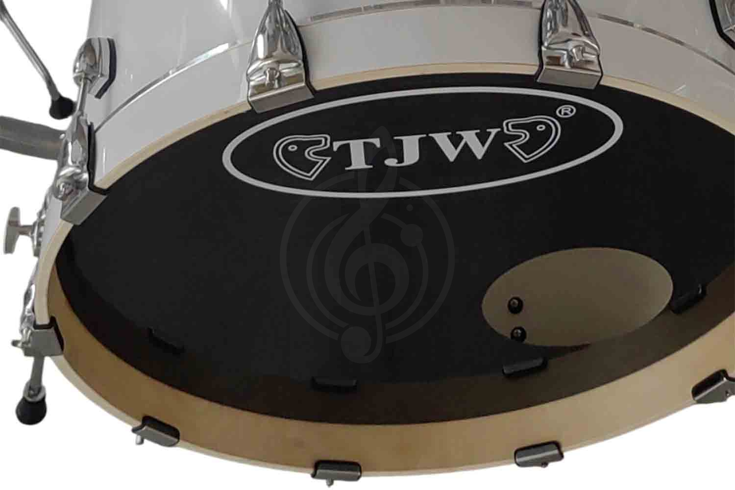 Бас-барабан TJW BD-JW225-E2-WH - Бас-барабан 22"х18", TJW BD-JW225-E2-WH в магазине Доминанта мьюзик - фото 2