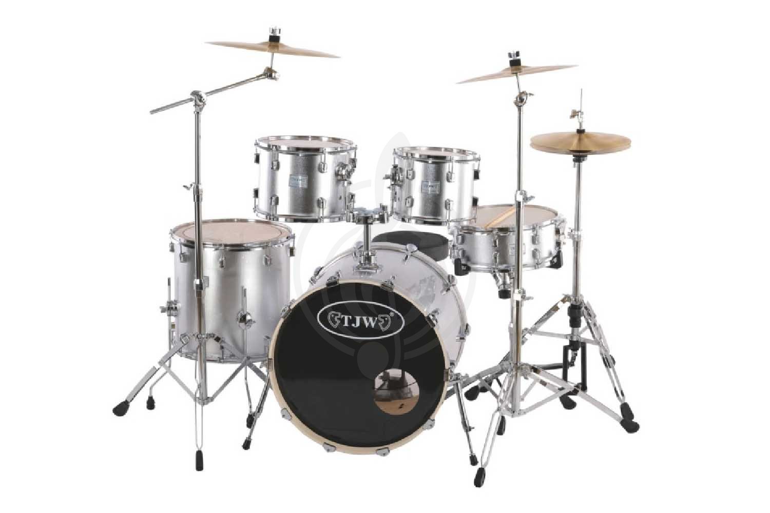 Ударная установка TJW JW225-E1-SL - Барабанная установка, TJW JW225-E1-SL в магазине DominantaMusic - фото 1