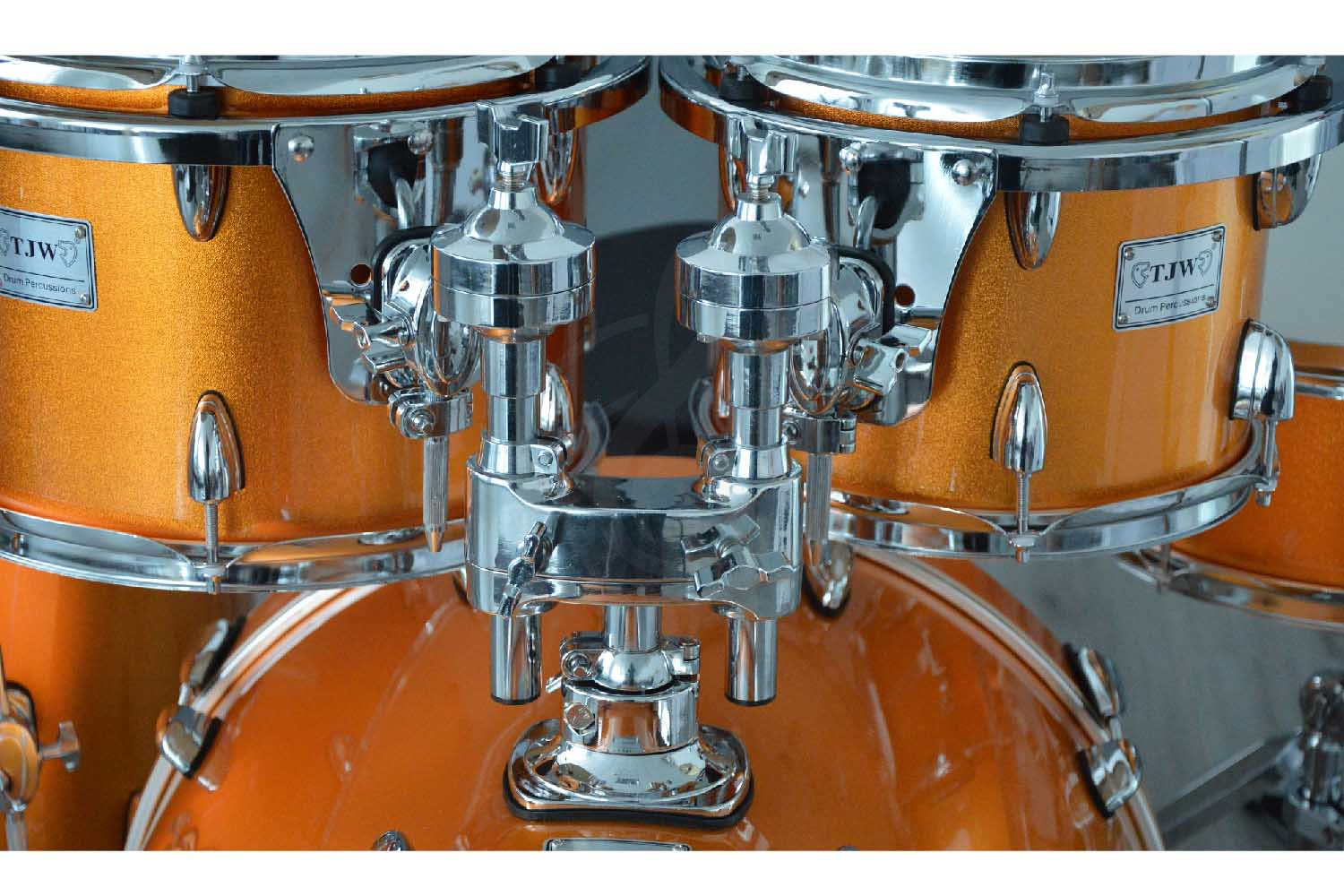 Ударная установка TJW JW225-E2-MYL - Барабанная установка, золотистая, TJW JW225-E2-MYL в магазине DominantaMusic - фото 4
