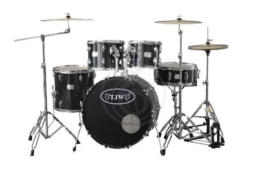 Ударная установка TJW JW225-E6-BK - Барабанная установка,  JW225-E6-BK в магазине DominantaMusic - фото 1