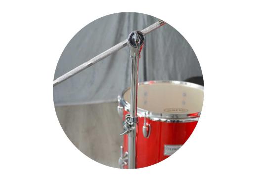 Ударная установка TJW JW225-E6-MRD - Барабанная установка, TJW JW225-E6-MRD в магазине DominantaMusic - фото 7