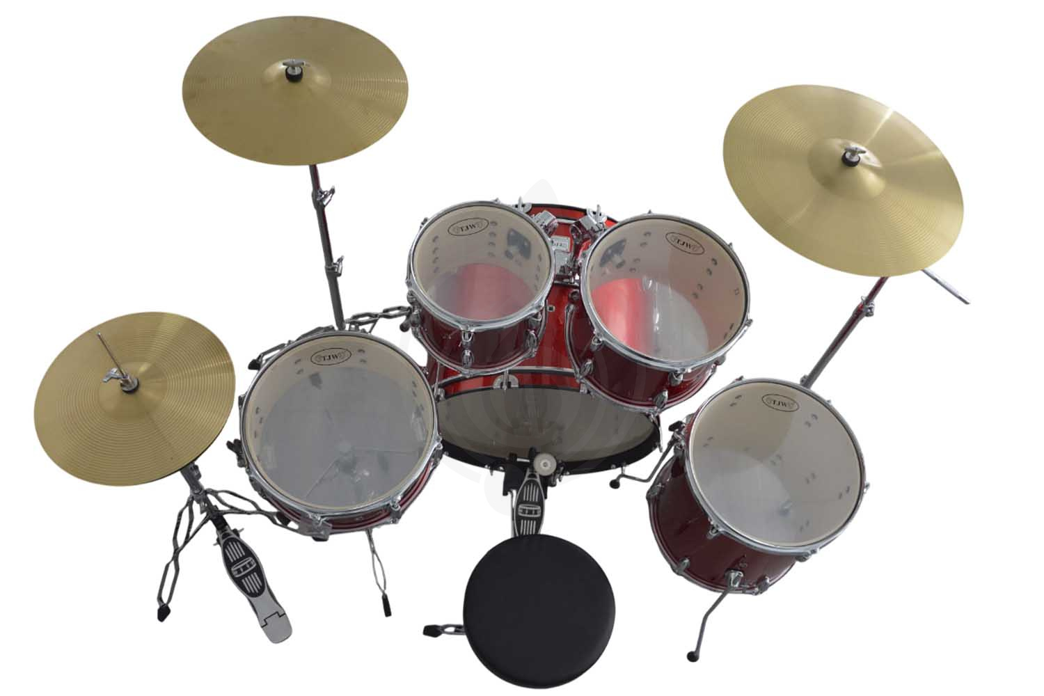Ударная установка TJW JW225-E6-MRD - Барабанная установка, TJW JW225-E6-MRD в магазине DominantaMusic - фото 9