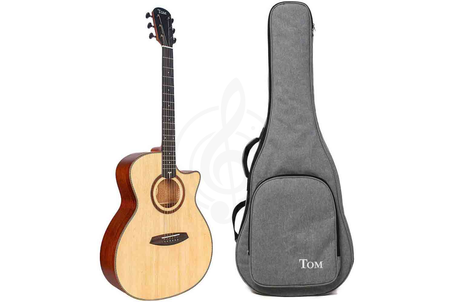 Электроакустическая гитара TOM GA-T1ME - Электроакустическая гитара, TOM GA-T1ME в магазине DominantaMusic - фото 11