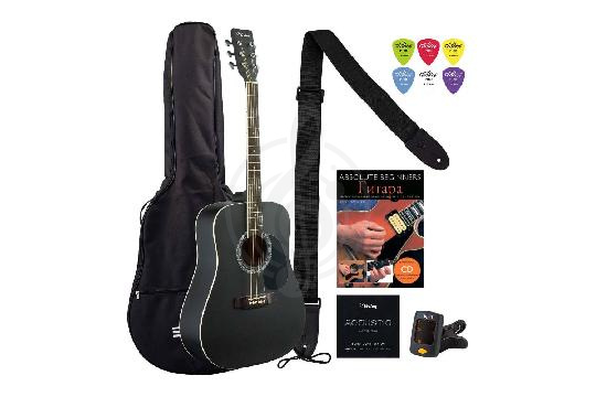 Изображение Комплект акустической гитары VESTON D-45 SP/BKS dPACK 1