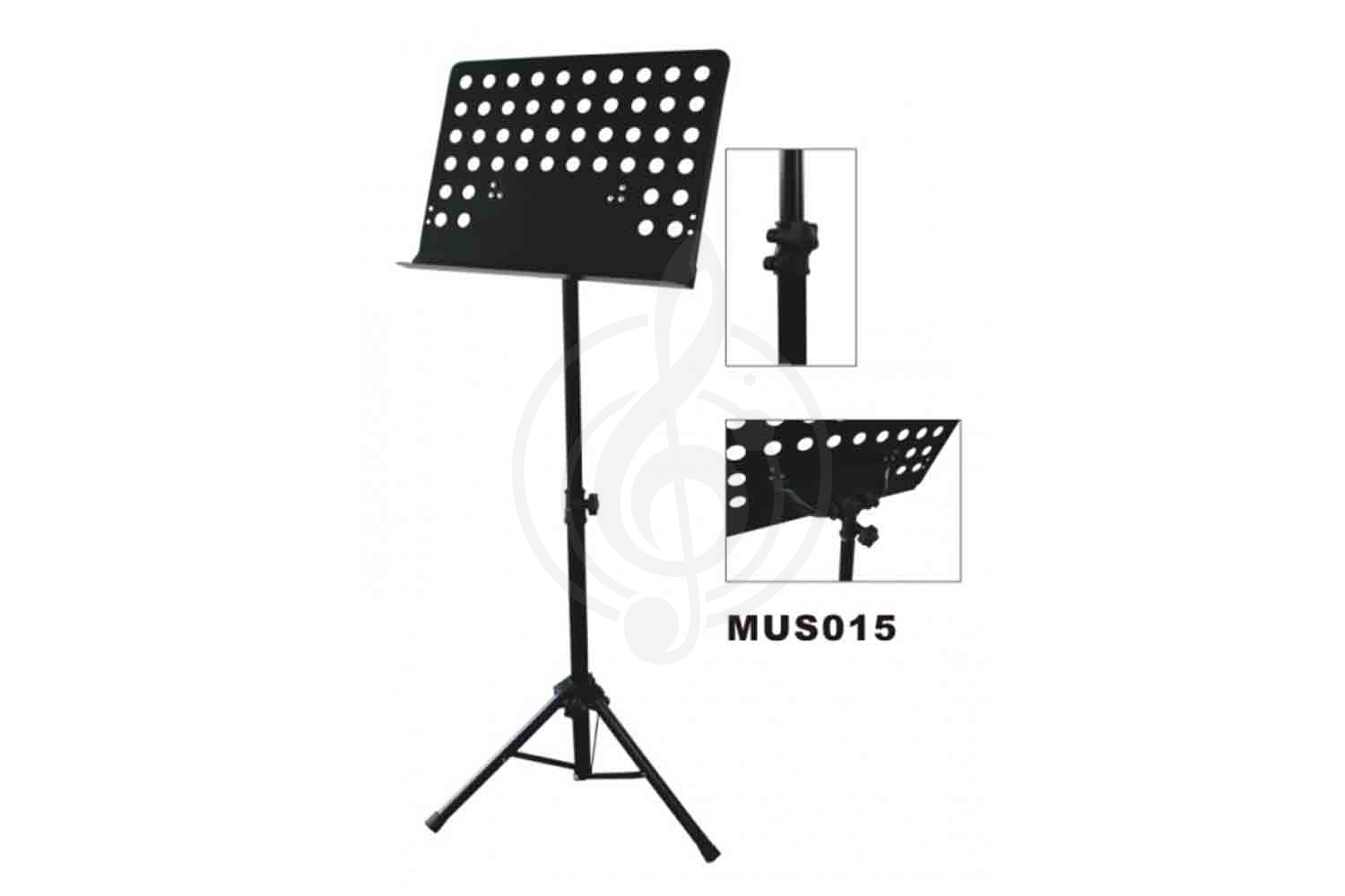 Пюпитр VESTON MUS015 - пюпитр оркестровый, 940 - 1420 мм, сталь, полотно для нот 470х345 мм, VESTON MUS015 в магазине DominantaMusic - фото 1