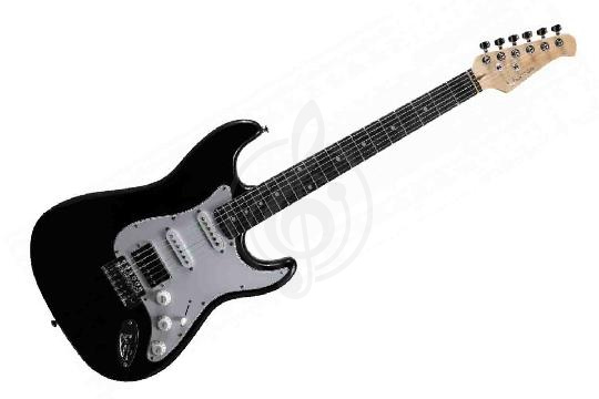 Электрогитара Stratocaster VESTON ST-HSS BK - Электрогитара, VESTON ST-HSS BK в магазине DominantaMusic - фото 1