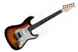 Изображение Электрогитара Stratocaster VESTON ST-HSS SB