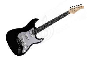 Изображение Электрогитара Stratocaster VESTON ST-SSS BK