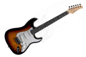 Изображение Электрогитара Stratocaster VESTON ST-SSS SB