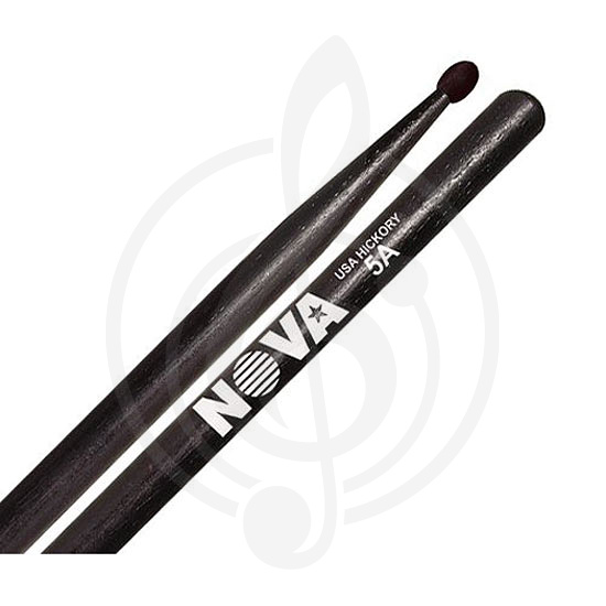 Палочки для барабанов Vic Firth N5AB Палочки барабанные, "Nova", черный наконечник, Vic Firth N5AB в магазине DominantaMusic - фото 1