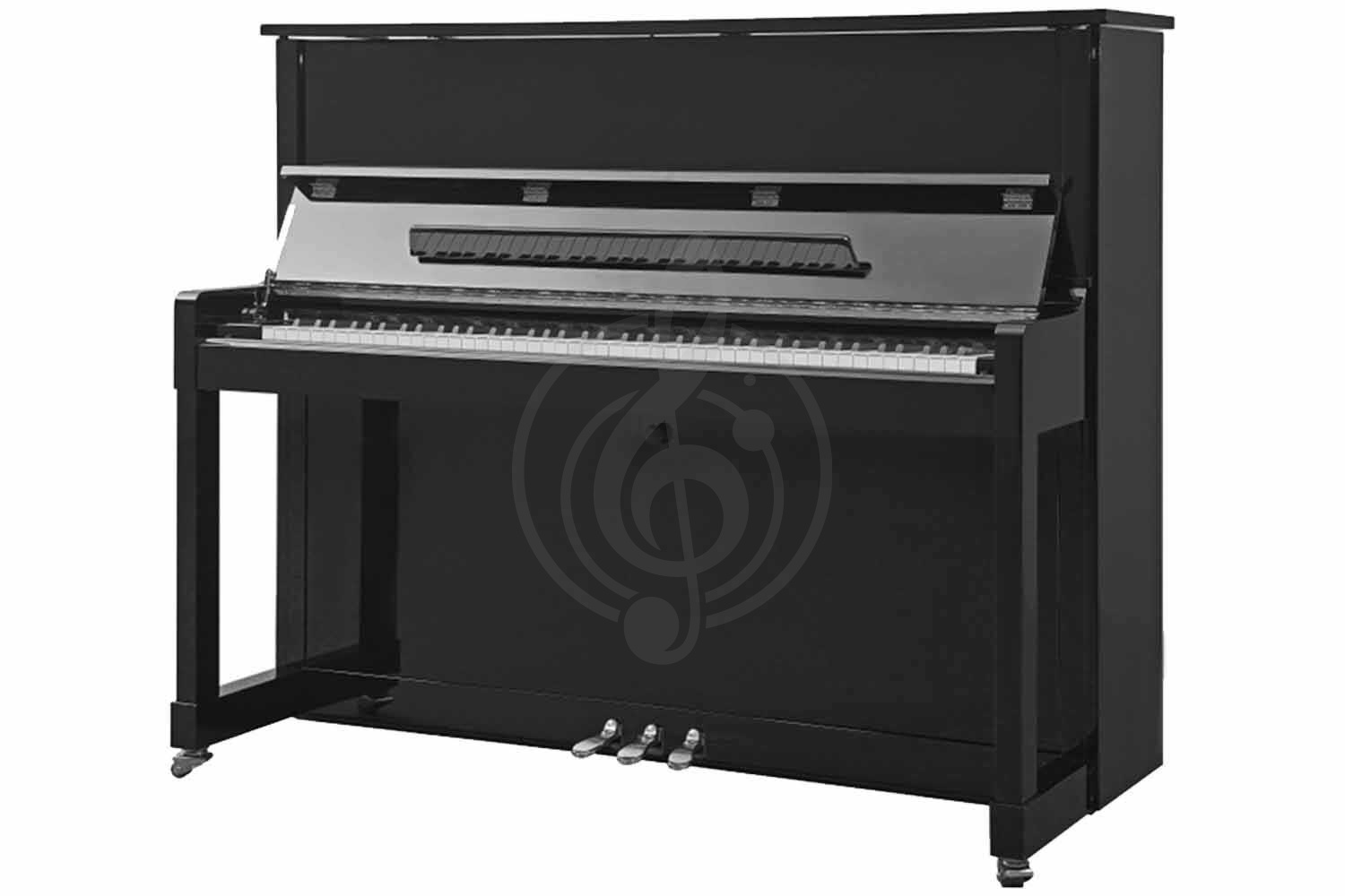 Акустическое пианино Vivoton V123B - Пианино акустическое, черное, Vivoton V123B в магазине DominantaMusic - фото 1