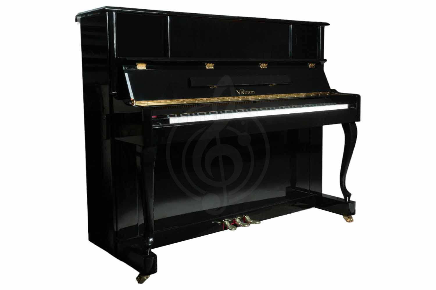Акустическое пианино Vivoton V123B - Пианино акустическое, черное, Vivoton V123B в магазине DominantaMusic - фото 3