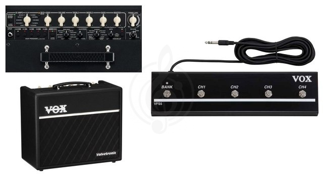 Комбоусилитель для электрогитары Усилители и комбики для электрогитар VOX VOX VT40+ Valvetronix+ моделирующий гитарный комбо VT40+ - фото 2