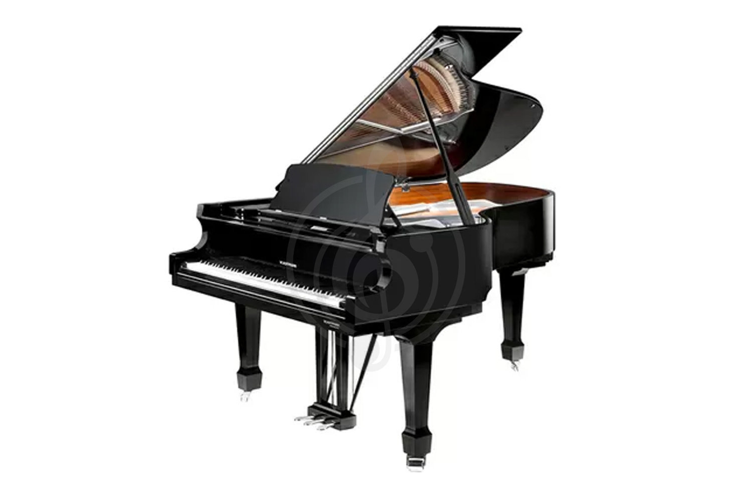 Акустический рояль Акустические рояли W. Hoffmann W. Hoffmann Professional P 162 - Рояль, цвет черный, полированный P 162 BLP - фото 1