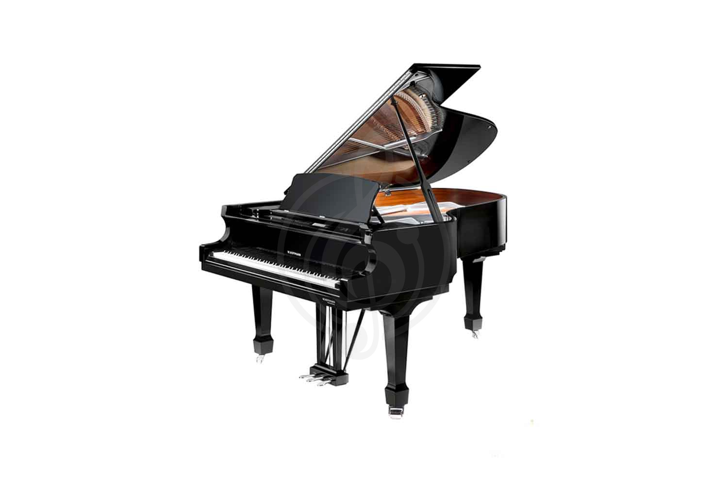 Акустический рояль W. Hoffmann Professional P 206 BLP - Рояль акустический черный, полированный , W. Hoffmann P 206 BLP в магазине DominantaMusic - фото 1