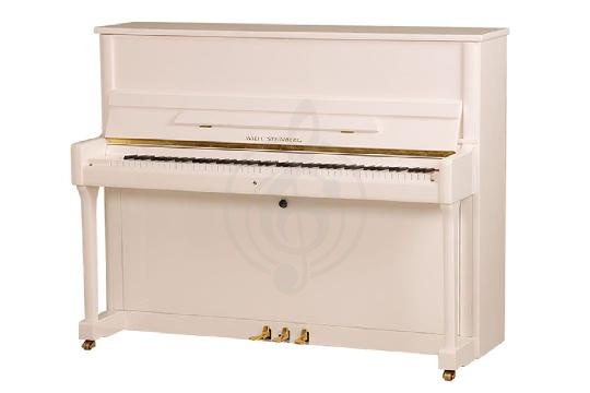 Акустическое пианино W.Steinberg 190014-2MK Performance P118 Пианино акустическое, белое, латунная фурнитура, W.Steinberg 190014-2MK в магазине DominantaMusic - фото 1