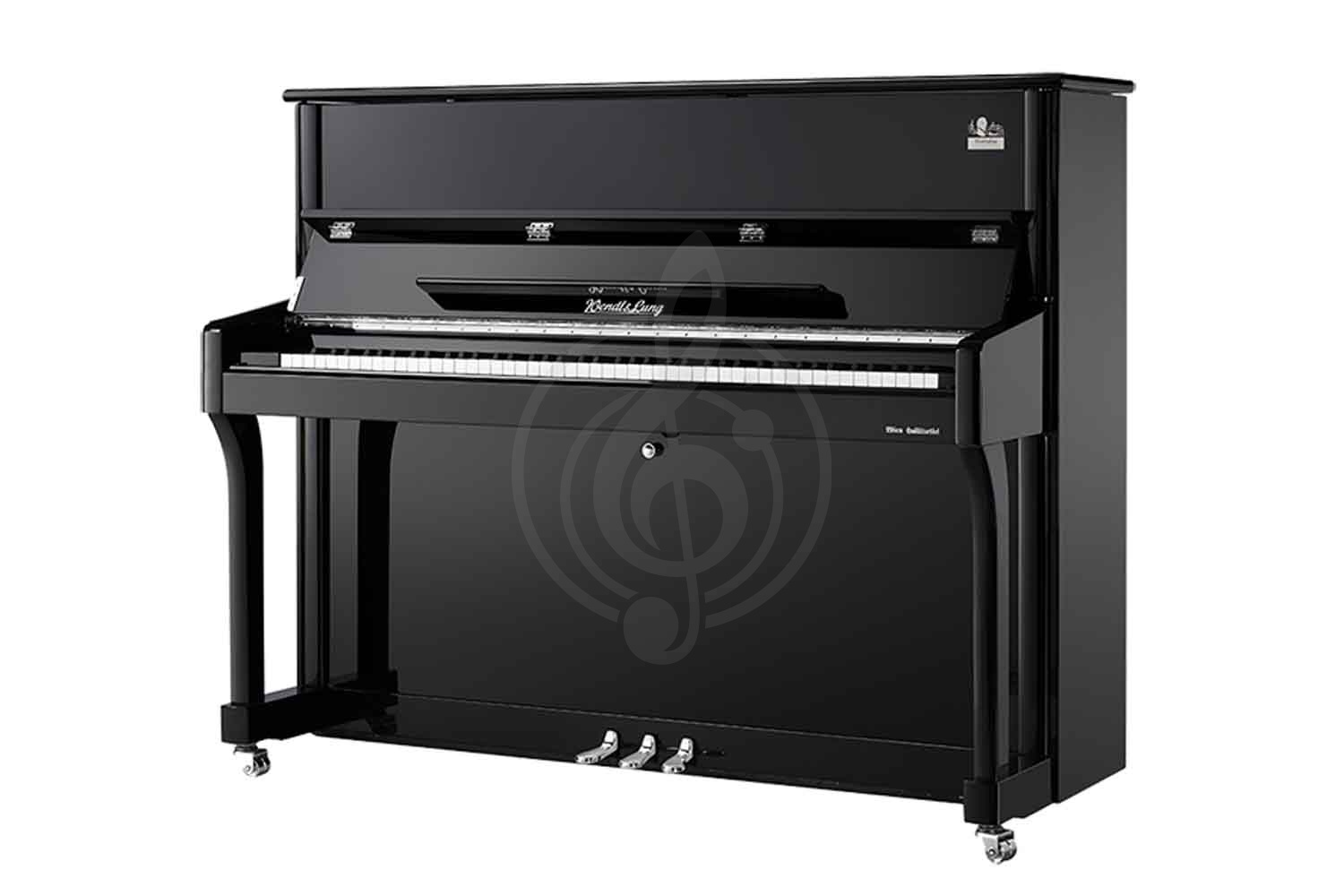 Акустическое пианино Wendl&Lung W120BL - Акустическое пианино, черное, Wendl&Lung W120BL в магазине DominantaMusic - фото 1