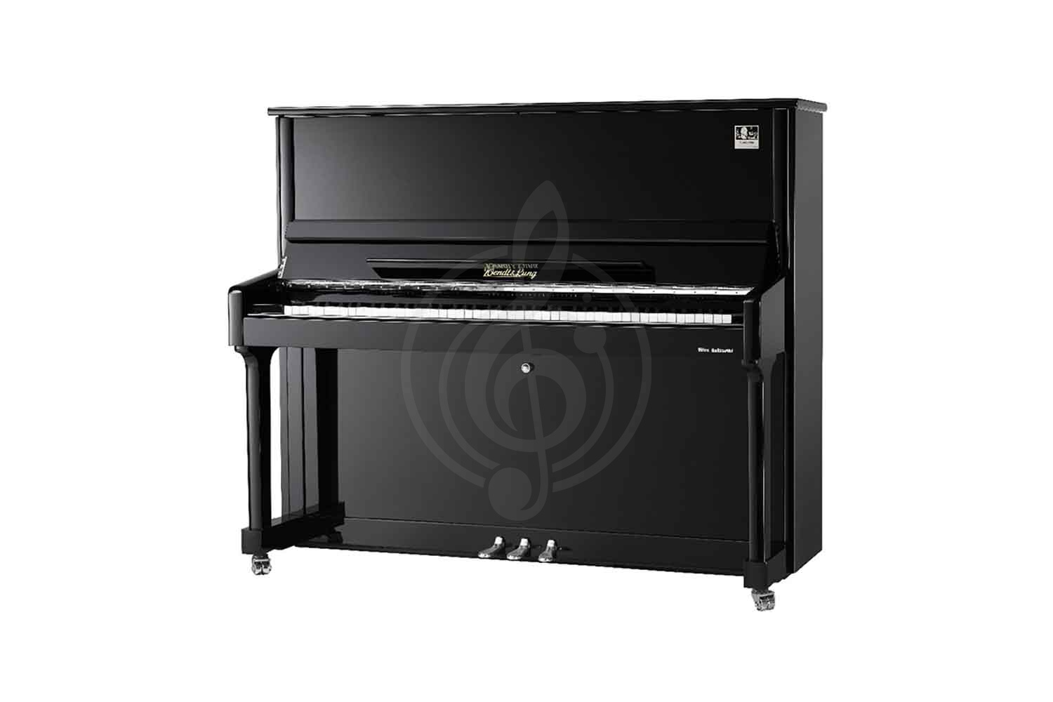 Акустическое пианино Wendl&Lung W126BL - Пианино акустическое черное, Wendl&Lung W126BL в магазине DominantaMusic - фото 1