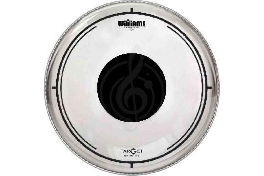 Изображение Пластик для барабана Williams DT2-7MIL-08 Target Dot Series Clear