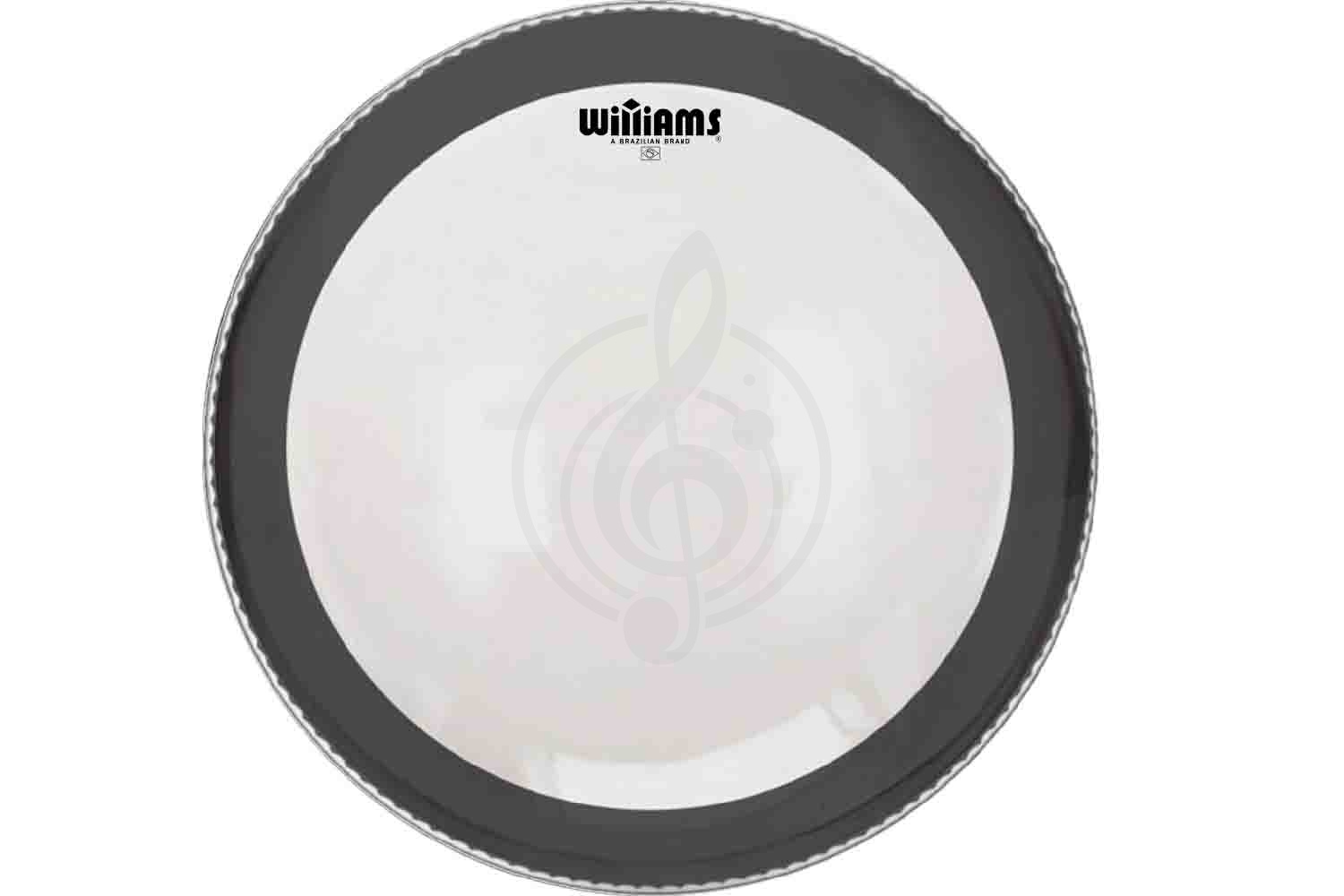 Пластик для бочки Williams W1SC-7MIL-24 Clear Silent Circle Series - Пластик для бас-барабана 24", прозрачный,  W1SC-7MIL-24 Clear Silent Circle Series в магазине DominantaMusic - фото 1