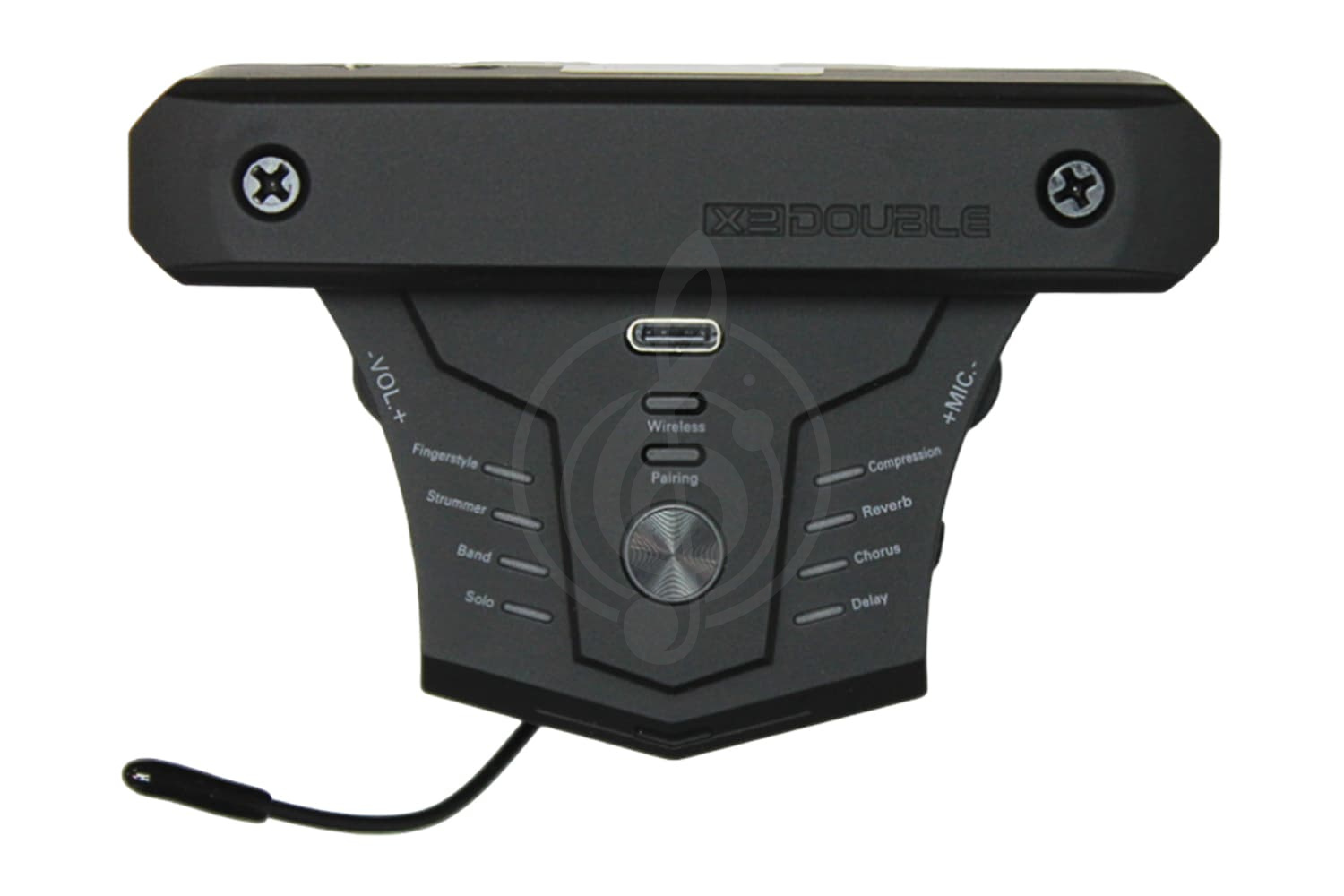 Трансакустический звукосниматель X2 DOUBLE G0 Pro - Трансакустический звукосниматель, X2 DOUBLE G0 Pro в магазине DominantaMusic - фото 1