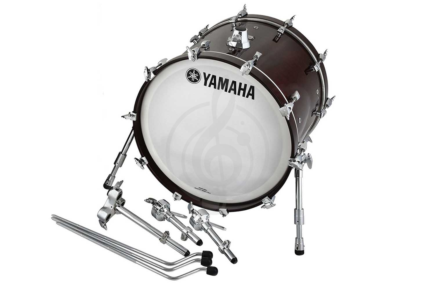 Комплект ударной установки Комплекты ударных установок Yamaha Yamaha AMB2218(CWLN) бас барабан 22&quot;х18&quot;, клён/ венге, 7 слоёв, 8 мм, цвет Classic Walnut AMB2218 CLASSIC WALNUT - фото 1