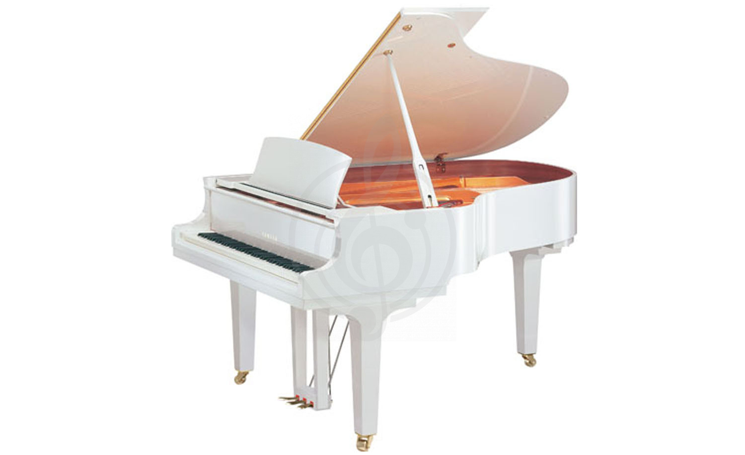 Акустический рояль Акустические рояли Yamaha Yamaha C3X PWH - Акустический рояль C3 PWH//X.LZ.WITH BENCH - фото 1
