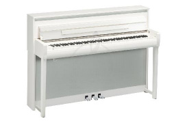 Изображение Yamaha CLP-685PWH - клавинова, 88 клавиш