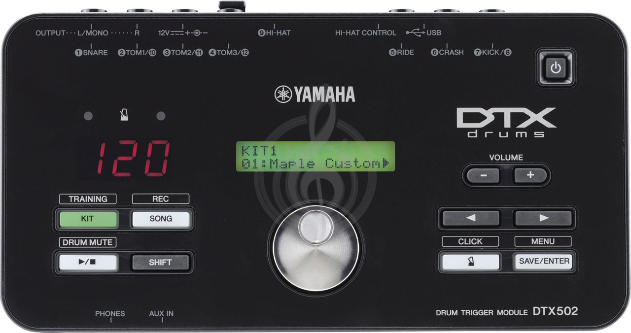 Пэд, рама и модуль Пэды, рамы и модули Yamaha Yamaha DTX502 звуковой модуль уст. DTX522K/ 532K/ 542K/ 562K(691 тембр/ 128 песен/ 8 входов) DTX502 - фото 1