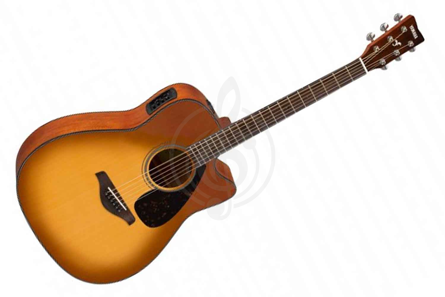 Электроакустическая гитара Электроакустические гитары Yamaha Yamaha FGX800C SDB - электроакустическая гитара FGX800C SAND BURST//02 - фото 1