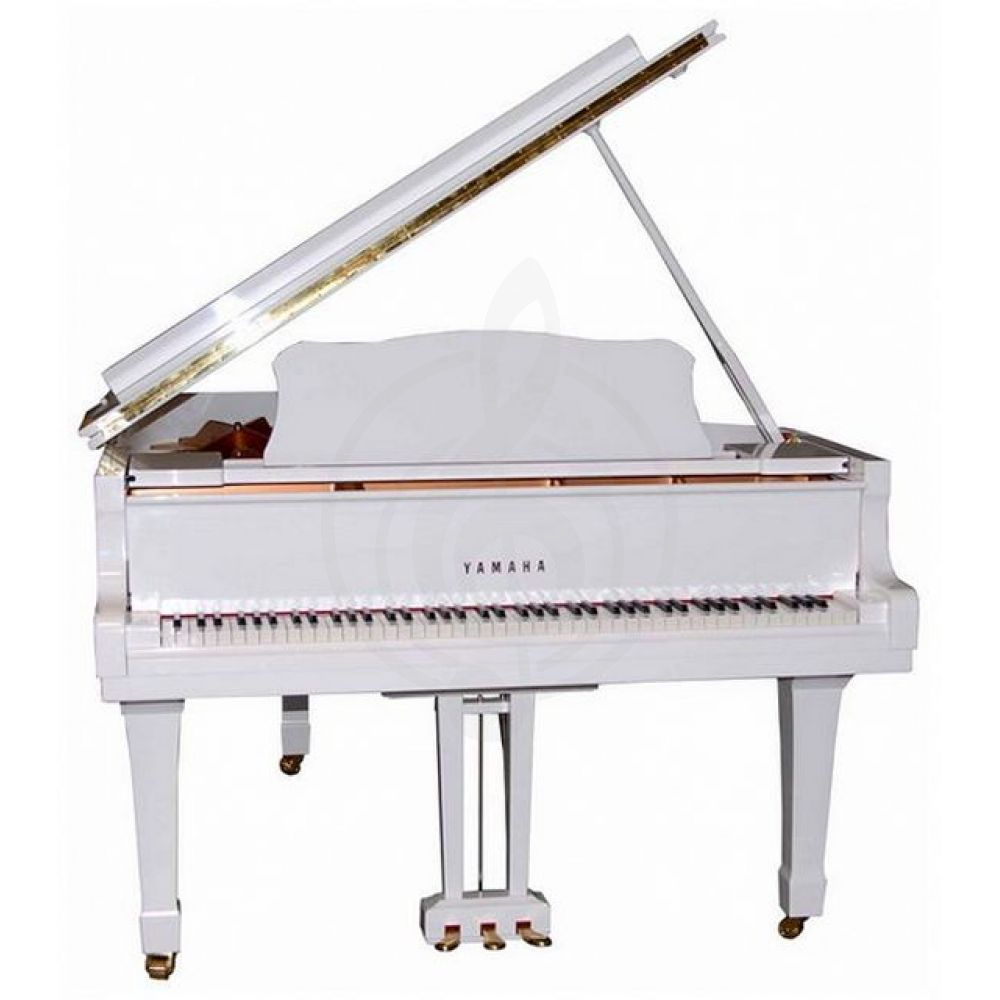 Акустический рояль Акустические рояли Yamaha YAMAHA GB1PWH Рояль кабинетный 151 см, цвет белый GB1K PWH//LZ.WITH BENCH - фото 2