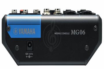 Аналоговый микшер Аналоговый микшер Yamaha Yamaha MG06 - Микшерный пульт MG06 - фото 3