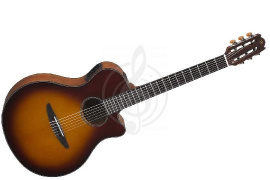 Изображение Yamaha NTX500BS - электроакустическая гитара, струны нейлон, цвет BROWN SUNBURST