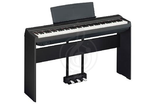 Изображение Yamaha P-125aB - Цифровое пианино со стойкой и педалью, черное