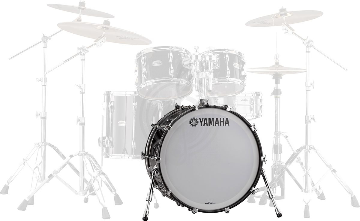 Бас-барабан Бас-барабаны Yamaha Yamaha RBB2218(SOB) бас барабан 22&quot;х18&quot;, берёза, цвет Solid Black RBB2218 SOLID BLACK - фото 1