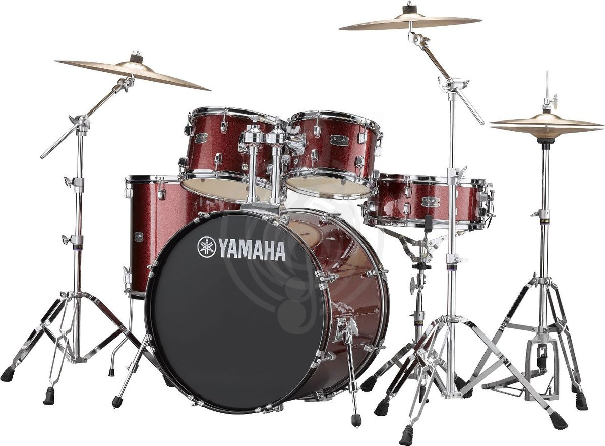 Комплект ударной установки Комплекты ударных установок Yamaha Yamaha RDP2F5BUG ударная установка из 5-ти барабанов, цвет Burgundy Glitter, без стоек RDP2F5 BURGUNDY GLITTER - фото 1