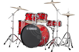 Изображение Yamaha RDP2F5HR ударная установка из 5-ти барабанов, цвет Hot Red, без стоек
