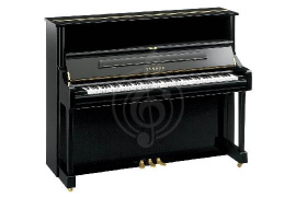 Изображение Yamaha U1J PE - пианино 121см. , цвет черный, полированное, с банкеткой