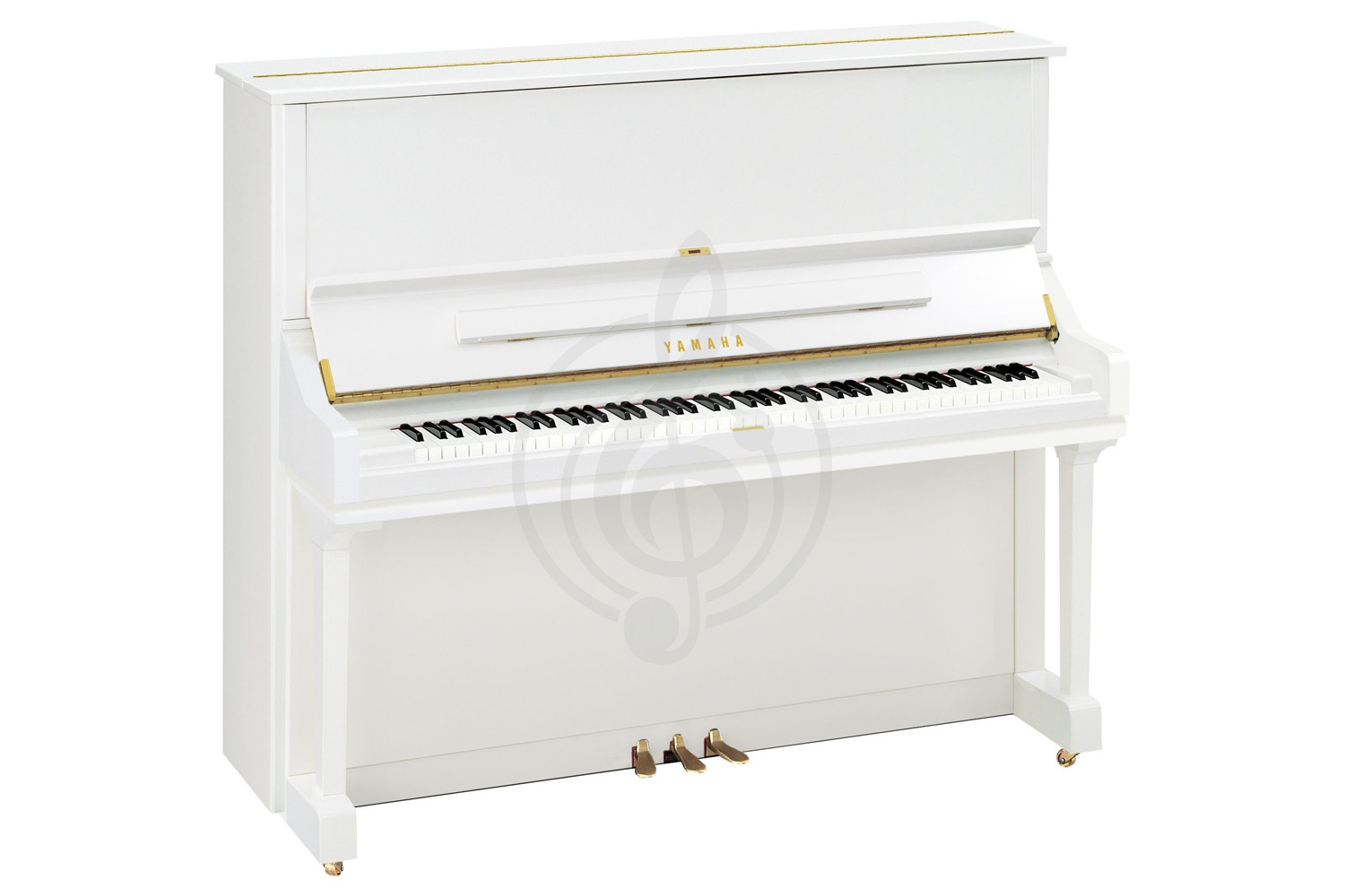 Акустическое пианино Пианино Yamaha Yamaha U3 PWH - пианино 131см. цвет белый, полированное, с банкеткой U3PWH//Q.LZ.WITHBENCH - фото 1